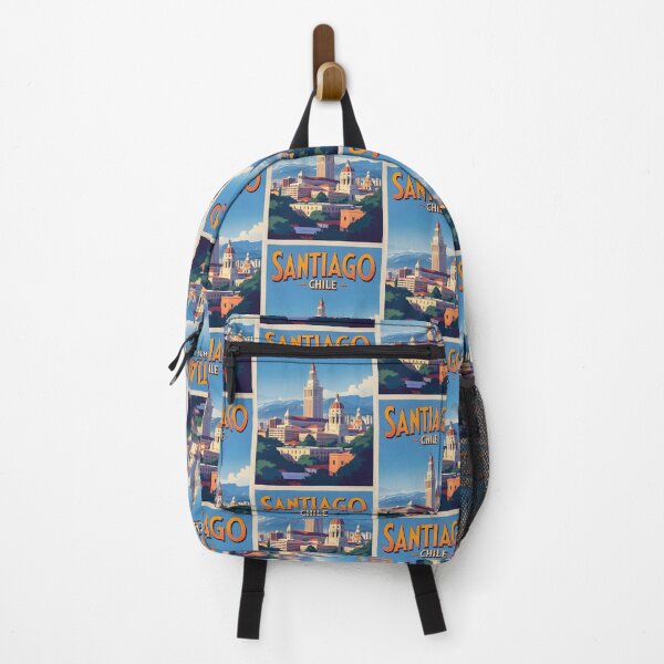 Item preview, Santiago Chile Viajes y Turismo Vintage designed and sold by TravelersGems.