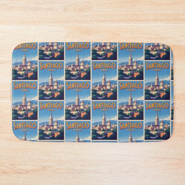 Item preview, Santiago Chile Vintage Travel Tourism designed and sold by TravelersGems.