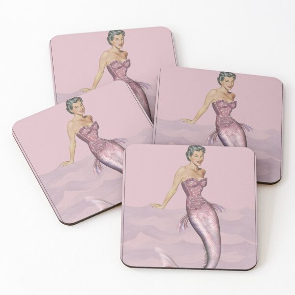 Item preview, The Pink Mermaid designed and sold by LetsCollage.
