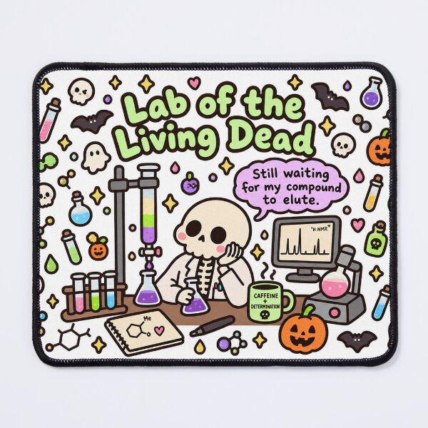 Item preview, Lab of the Living Dead Halloween Chemistry Humor designed and sold by EntropyThreads.
