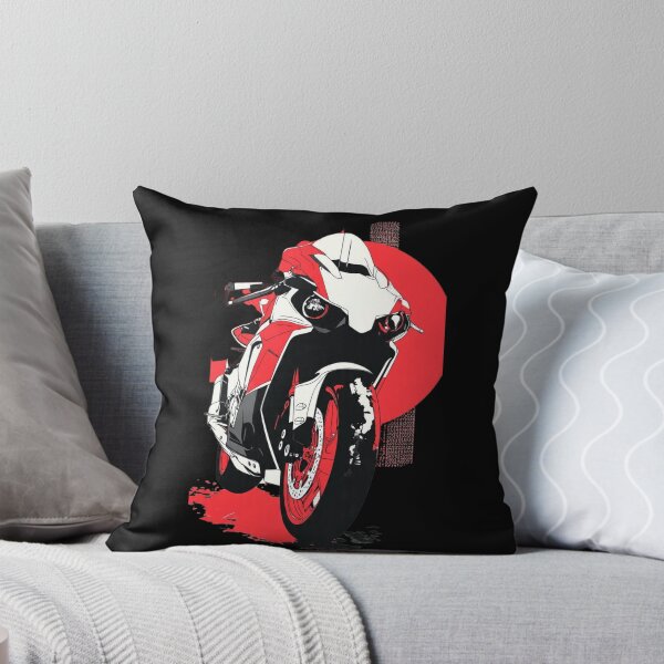 Item preview, Cyberpunk Sportbike Red Sun – Rare racing motorcycle & streetwear design designed and sold by GeoBeast.