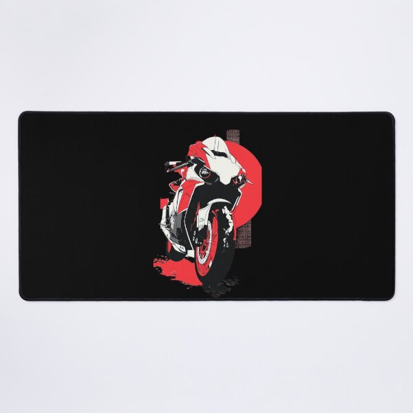 Item preview, Cyberpunk Sportbike Red Sun – Rare racing motorcycle & streetwear design designed and sold by GeoBeast.