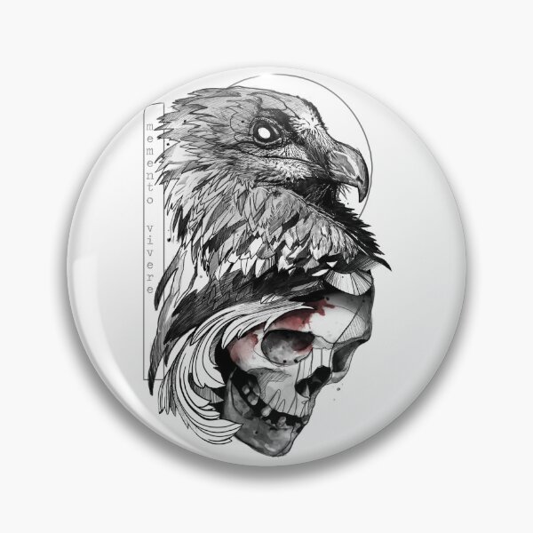 Item preview, Memento Vivere. Latin. "*Remember that you must live". authorial art. No Ai. designed and sold by Inked T.
