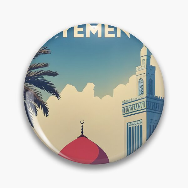 Item preview, Sanaa Yemen Vintage Travel Tourism designed and sold by TravelersGems.