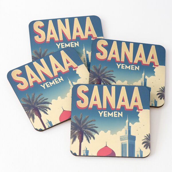 Item preview, Sanaa Yemen Vintage Travel Tourism designed and sold by TravelersGems.