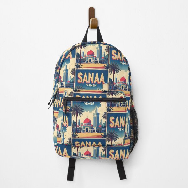 Item preview, Sanaa Yemen Vintage Travel Tourism designed and sold by TravelersGems.