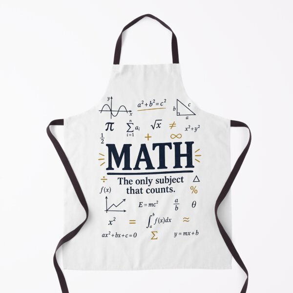 Item preview, Math – The Only Subject That Counts | Funny Mathematics Quote designed and sold by CalmWorldShop.