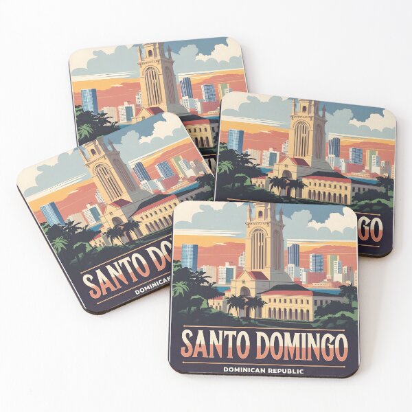 Item preview, Santo Domingo Dominican Republic Vintage Travel designed and sold by TravelersGems.
