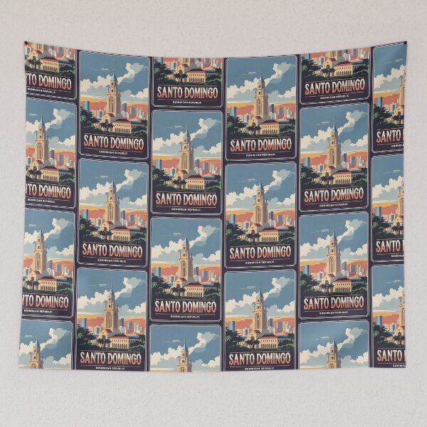 Item preview, Santo Domingo Dominican Republic Vintage Travel designed and sold by TravelersGems.