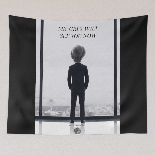 Item preview, Grey Alien Sci Fi Movie Parody designed and sold by BoniShop81.