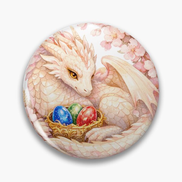 Item preview, Whimsical Fantasy Pink Dragon designed and sold by Eiwaprints.