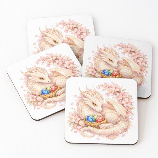 Item preview, Whimsical Fantasy Pink Dragon designed and sold by Eiwaprints.