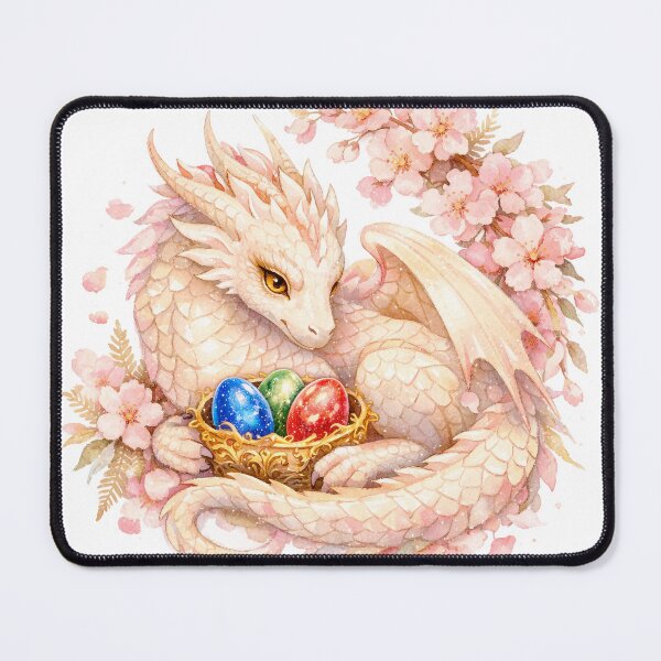 Item preview, Whimsical Fantasy Pink Dragon designed and sold by Eiwaprints.