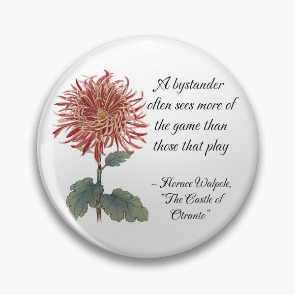 Item preview, horace walpole quote designed and sold by UranianDreams.