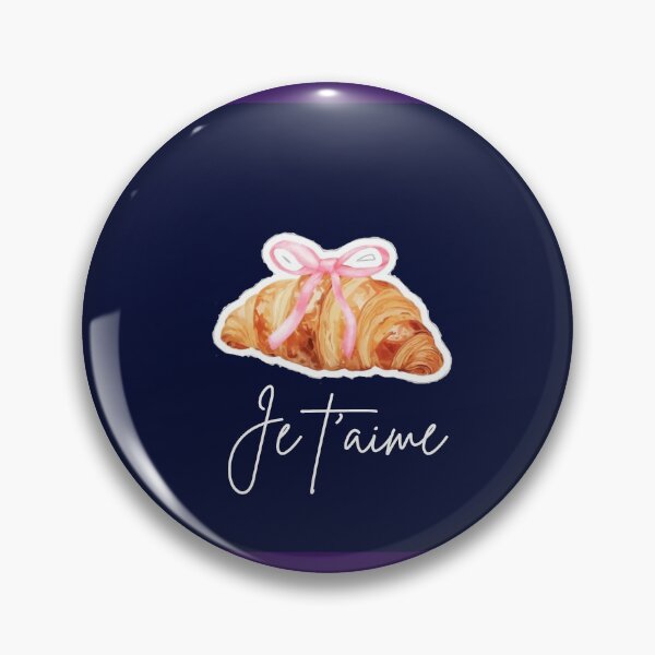 Item preview, Je t'aime Croissant designed and sold by SimplyPsycho.