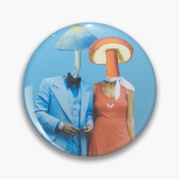 Item preview, Blue mushrooms designed and sold by LetsCollage.
