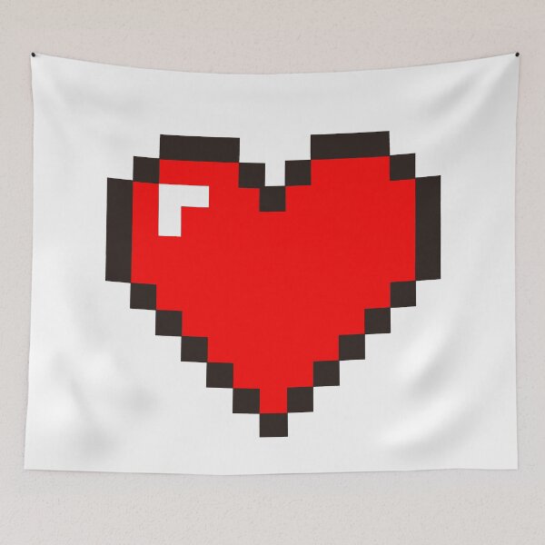 Item preview, Pixel heart designed and sold by Shiningsticker8.