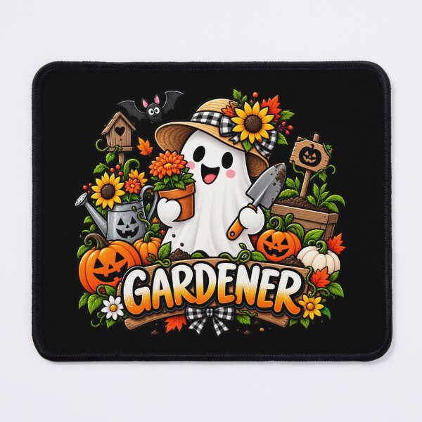 Item preview, Gardener Halloween Gift Cute Ghost Pumpkin Garden Style designed and sold by Corvoria.