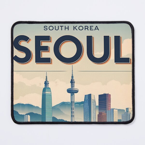 Item preview, Seoul South Korea Vintage Travel Tourism designed and sold by TravelersGems.