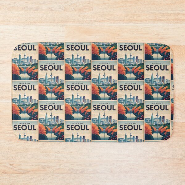 Item preview, Seoul South Korea Vintage Travel Tourism designed and sold by TravelersGems.