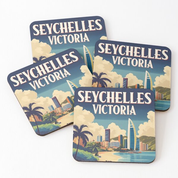 Item preview, Victoria Seychelles Vintage Travel Tourism designed and sold by TravelersGems.