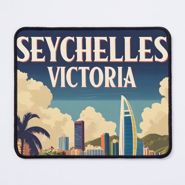 Item preview, Victoria Seychelles Vintage Travel Tourism designed and sold by TravelersGems.
