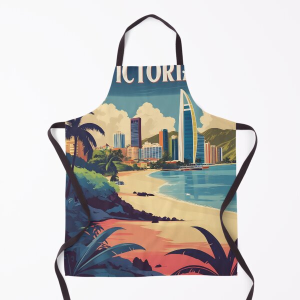 Item preview, Victoria Seychelles Vintage Travel Tourism designed and sold by TravelersGems.