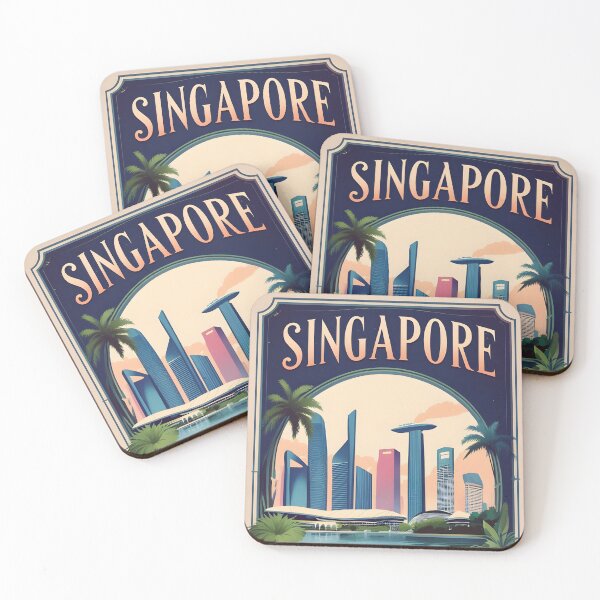 Item preview, Singapore Vintage Travel Tourism designed and sold by TravelersGems.