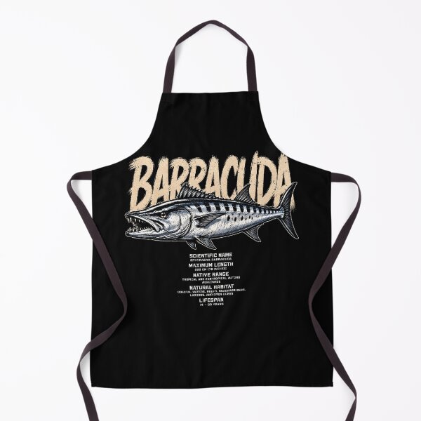 Item preview, Detailed barracuda graphic with scientific info designed and sold by rafaeltto.