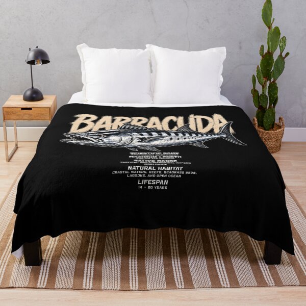 Item preview, Detailed barracuda graphic with scientific info designed and sold by rafaeltto.