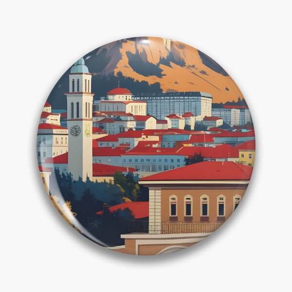 Item preview, Skopje North Macedonia Vintage Travel Tourism designed and sold by TravelersGems.