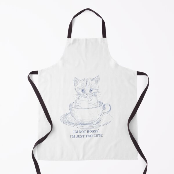 Item preview, I'm not bossy, I'm just too Cute kitten in teacup designed and sold by Anne Londez Studio.