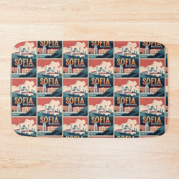 Item preview, Sofia Bulgaria Vintage Travel Tourism designed and sold by TravelersGems.
