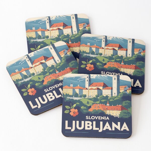 Artikelvorschau, Ljubljana, Slowenien, Vintage-Reisen, Tourismus entworfen und verkauft von TravelersGems.