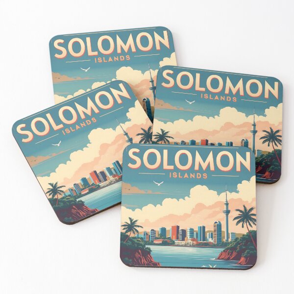 Item preview, Honiara Solomon Islands Vintage Travel designed and sold by TravelersGems.