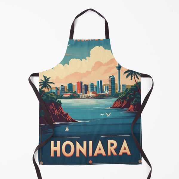 Item preview, Honiara Solomon Islands Vintage Travel designed and sold by TravelersGems.