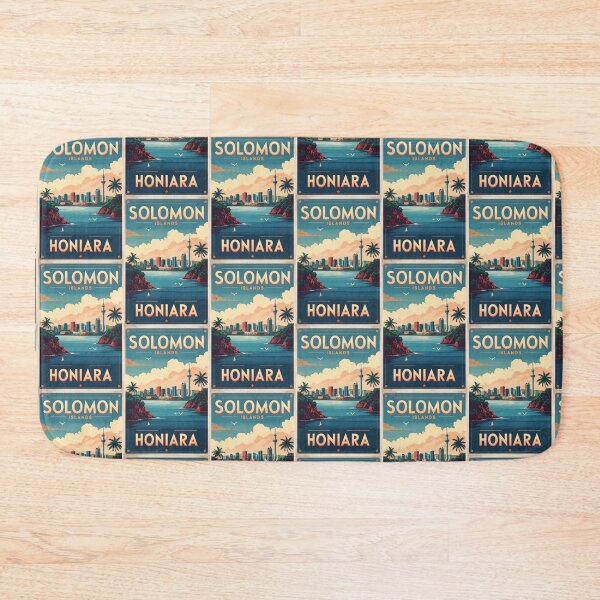 Item preview, Honiara Solomon Islands Vintage Travel designed and sold by TravelersGems.