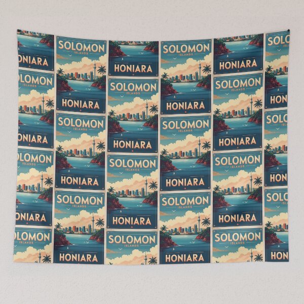 Item preview, Honiara Solomon Islands Vintage Travel designed and sold by TravelersGems.