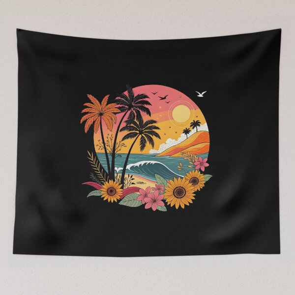 Item preview, Summer Paradise Sunset designed and sold by trendspatterns.