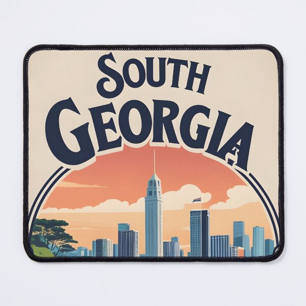 Item preview, South Georgia Island Vintage Travel Tourism designed and sold by TravelersGems.