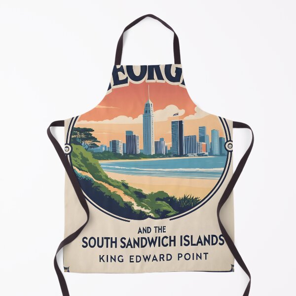 Item preview, South Georgia Island Vintage Travel Tourism designed and sold by TravelersGems.