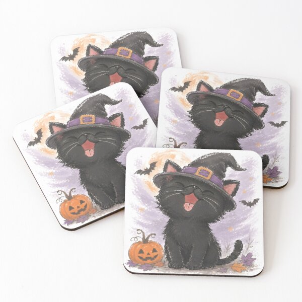 Item preview, Happy Halloween Black Cat designed and sold by Charisma Enigma.