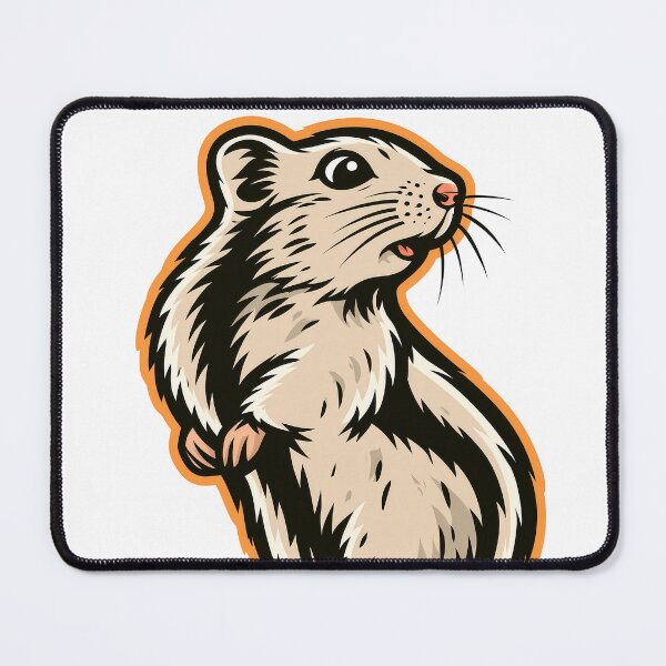 Item preview, Sticker - Decal - Jerbil Charm Illustration designed and sold by ForeverPrintsOK.