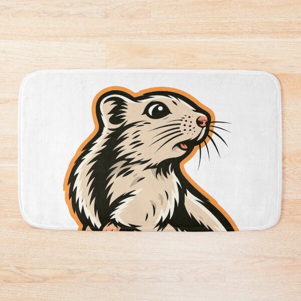 Item preview, Sticker - Decal - Jerbil Charm Illustration designed and sold by ForeverPrintsOK.