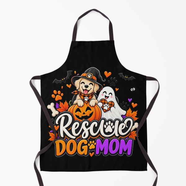 Item preview, Rescue Dog Mom Halloween Gift Cute Ghost Pumpkin Style designed and sold by Corvoria.