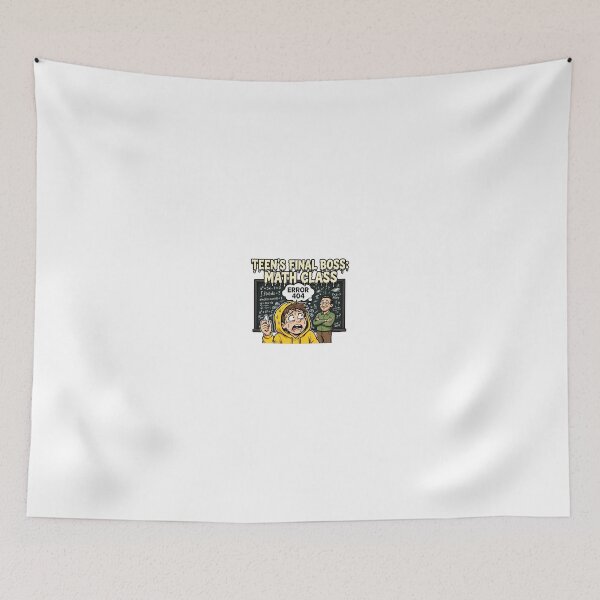 Item preview, Teen's Final Boss Math Class - Funny Error 404 Shirt designed and sold by Csaba1983.