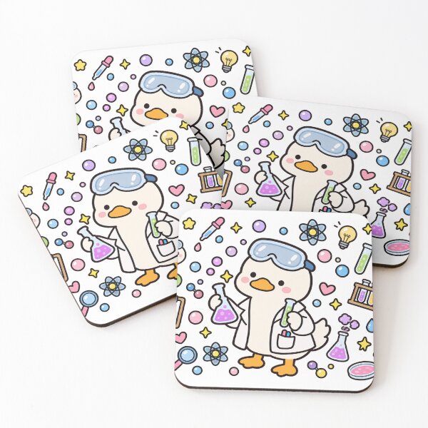 Item preview, Cute Scientist Duck Chemistry Lab Kawaii Science designed and sold by EntropyThreads.