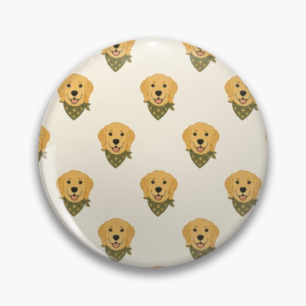 Item preview, Golden Retriever Face Seamless Pattern Dog Lover Design designed and sold by Rod & Retriever.