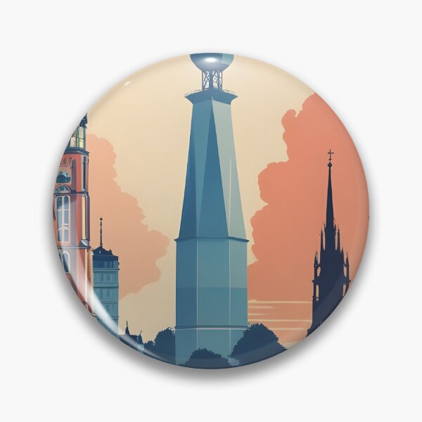Item preview, Stockholm Sweden Vintage Travel Tourism designed and sold by TravelersGems.
