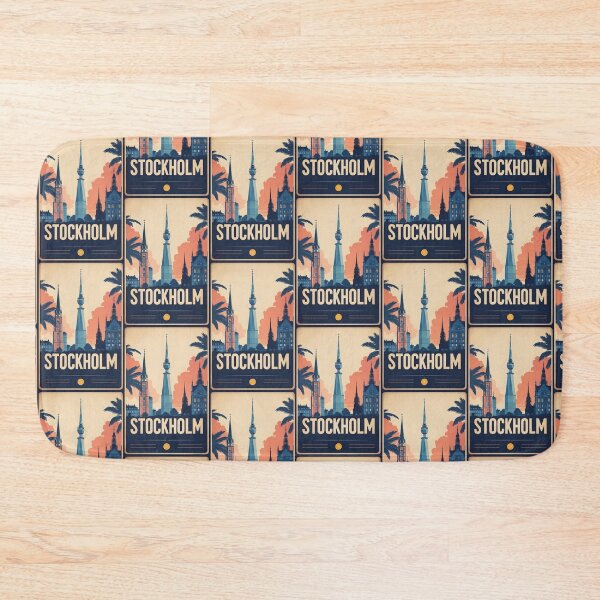 Item preview, Stockholm Sweden Vintage Travel Tourism designed and sold by TravelersGems.